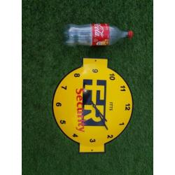 Emaille bord reclame bord 50 euro