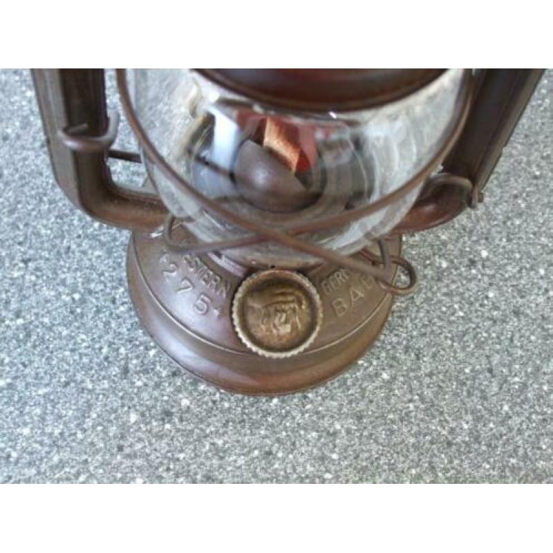 oude lamp stormlamp olielamp Feuerhand militaria