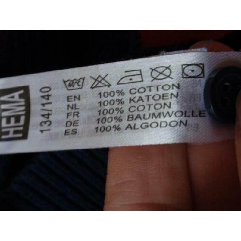 Hema: Eigenwijs Meisjes Vest maat 134