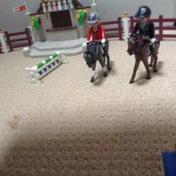 Playmobile Wedstrijd/Jumping paarden