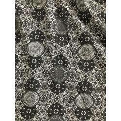 grijze print jurk met V hals (EDC)