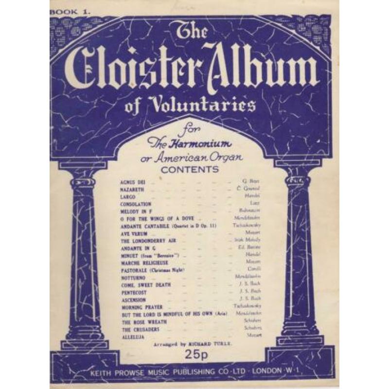The Cloister Album of Voluntaries - BOOK 1