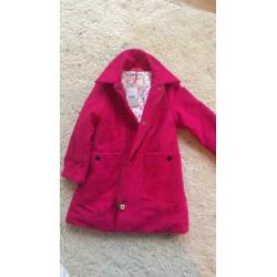 Tumble ‘n dry winterjas, donkerroze (maat 104)