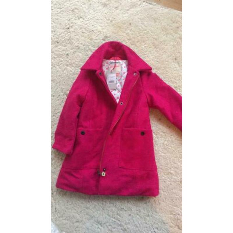Tumble ‘n dry winterjas, donkerroze (maat 104)