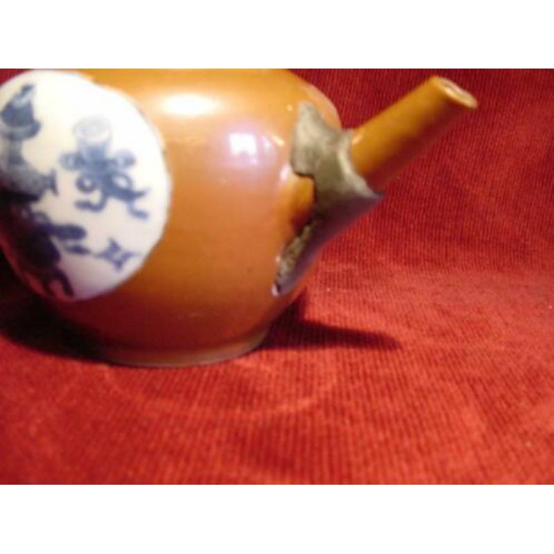 Antiek Chinees porselein theepotje