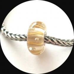 Trollbeads Glasbedel / zilver (F)