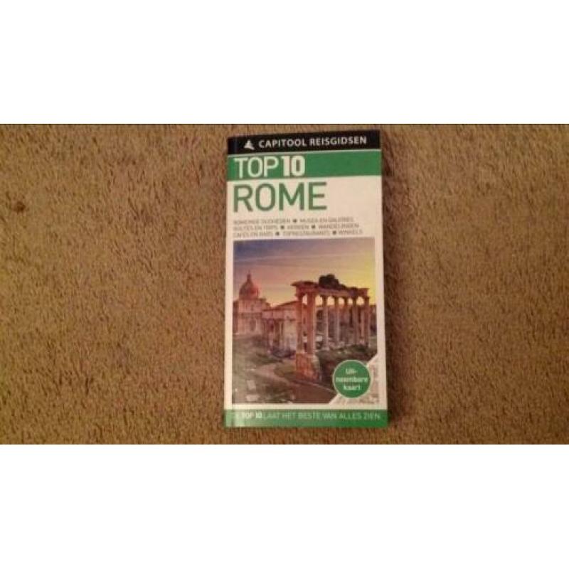 Capitool Reisgidsen: Top 10 - Rome. 2017. Uitneembare kaart