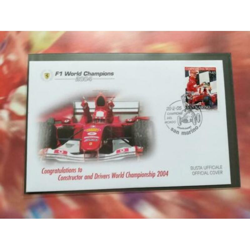 Postzegels Ferrari, San Marino, Michael Schumacher