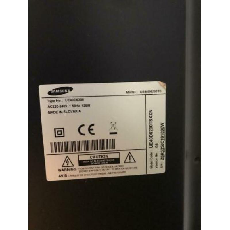 Defect blauw beeld samsung