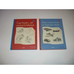 Wegens stoppen met teken- en schilderhobby:diverse boeken