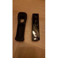 Zwarte originele wii controller incl hoes