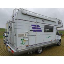 nette fiat 2.5 d ,hymer alkoof ,1995,airco,5 persoons