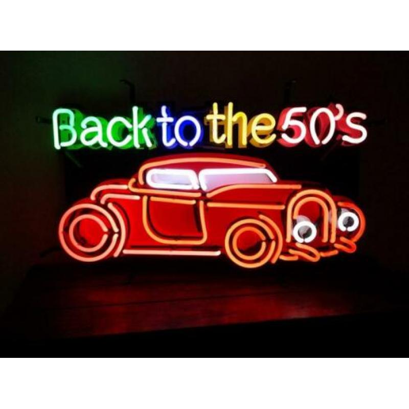 Back to the 50 's neonverlichting neon lamp sixties fifties