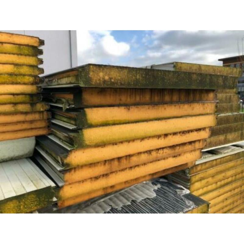 100 mm en 80 mm dikke Sandwich panelen