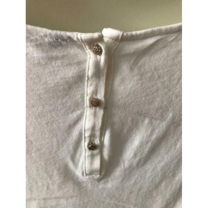 Massimo Dutti - Witte mouwloze top maat s