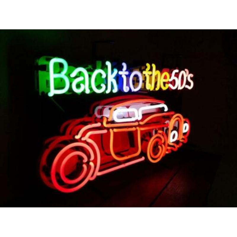 Back to the 50 's neonverlichting neon lamp sixties fifties