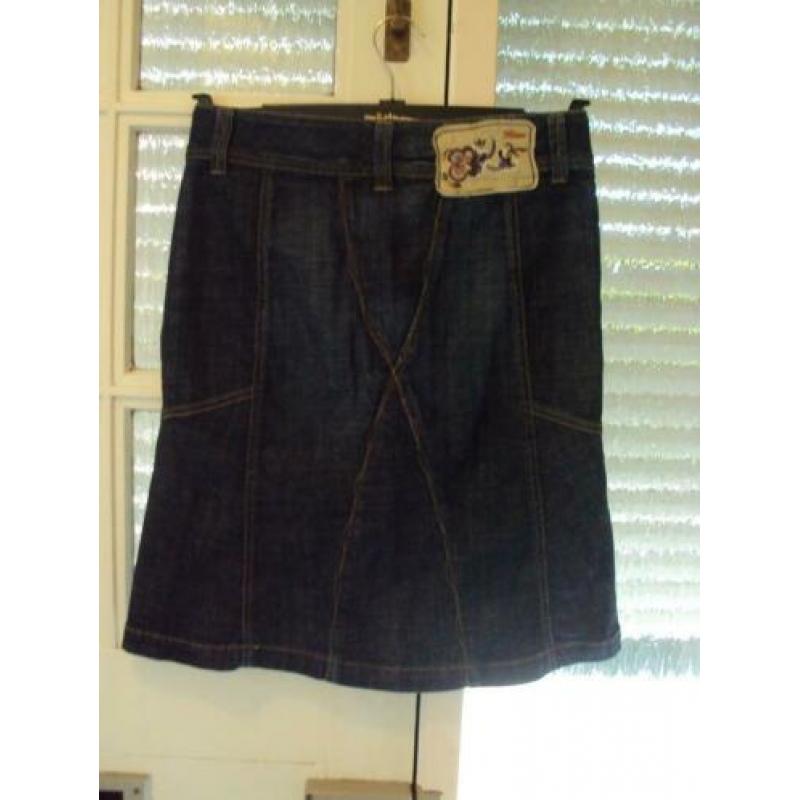 Donker blauwe stretch jeans rok XX by MEXX 36/38 nieuwstaat