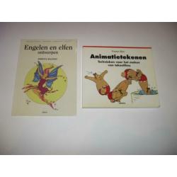 Wegens stoppen met teken- en schilderhobby:diverse boeken
