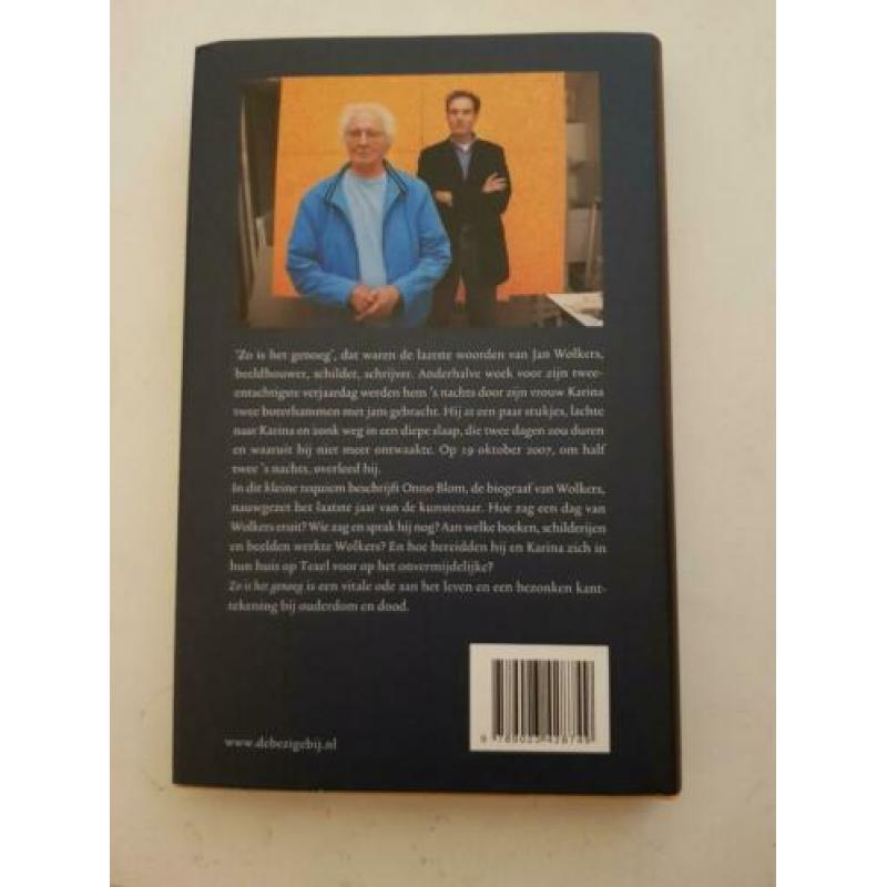 Zo is het genoeg – Jan Wolkers Gesigneerd