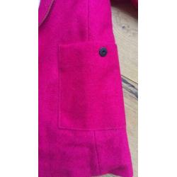 Tumble ‘n dry winterjas, donkerroze (maat 104)