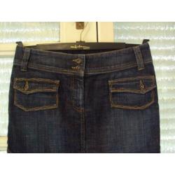 Donker blauwe stretch jeans rok XX by MEXX 36/38 nieuwstaat