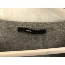 Dames vest grijs maat L