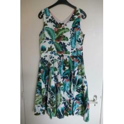 Zomerjurk bloemen, maat M, NIEUW