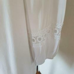 Tuniek ibiza style one size tot 44 wit
