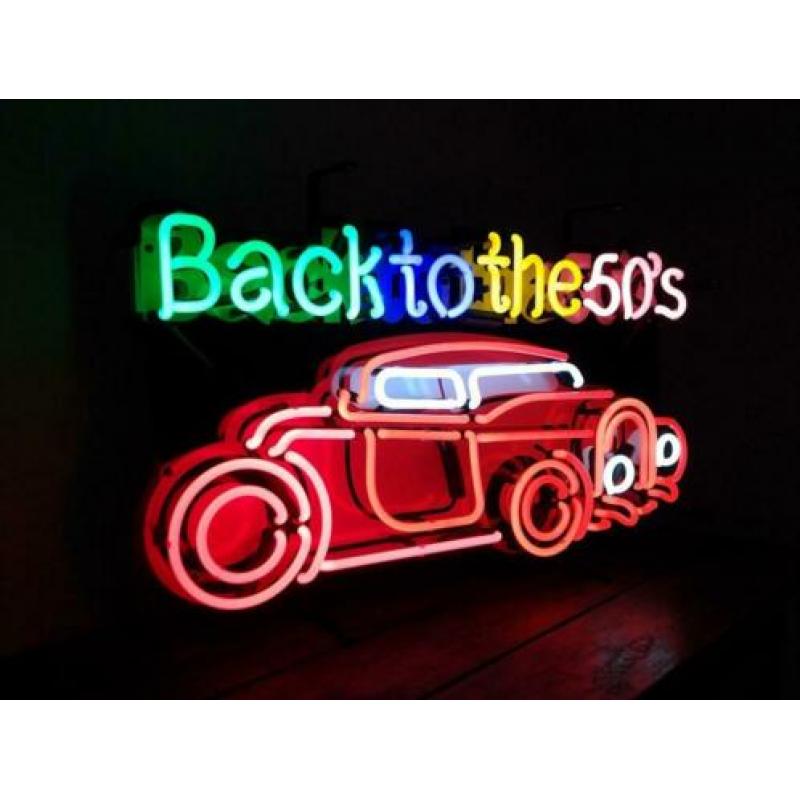Back to the 50 's neonverlichting neon lamp sixties fifties