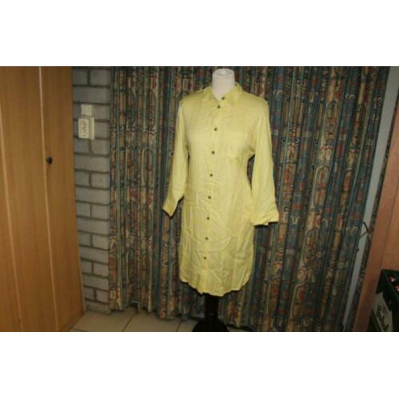Object vlot lange gele gestreepte blouse mt 36/S KOOPJE