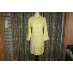 Object vlot lange gele gestreepte blouse mt 36/S KOOPJE