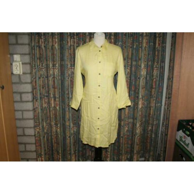 Object vlot lange gele gestreepte blouse mt 36/S KOOPJE