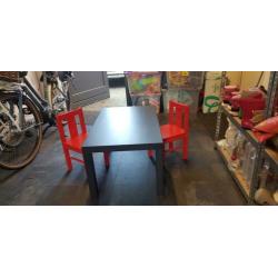 Ikea kinder tafel met stoeltjes