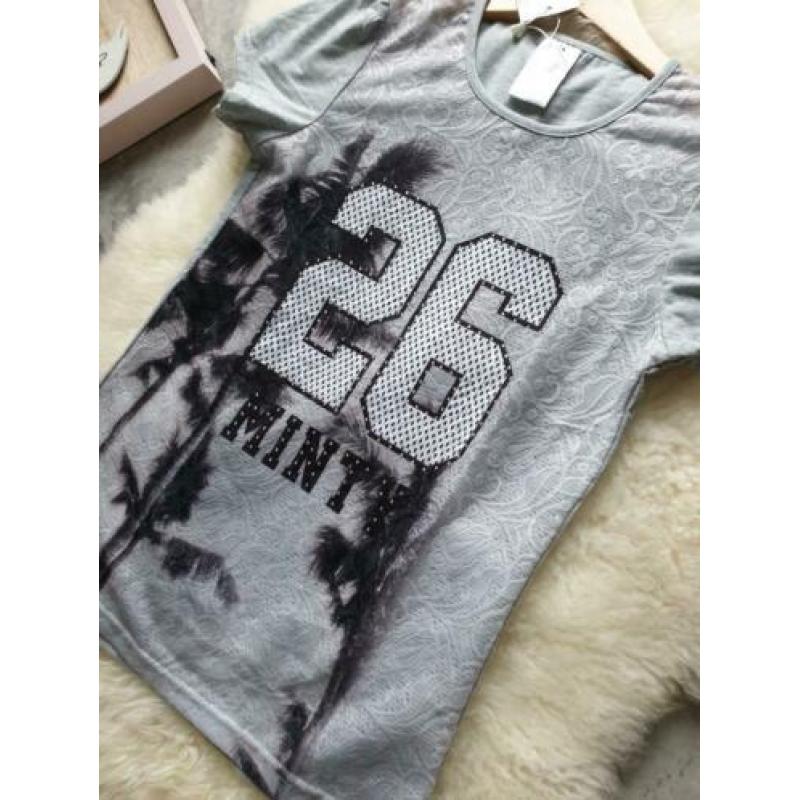 Maat 158/164 NIEUW Meisjes Shirt Grijs
