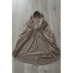Beige jurk VOYELLES, maat M, NIEUW! (WK2)