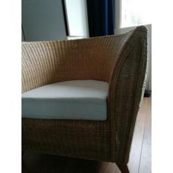 Fautieul riet rotan, stoel, kinderkamer luie stoel kussen