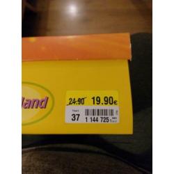 schoenen zwart met bling bling maat 37