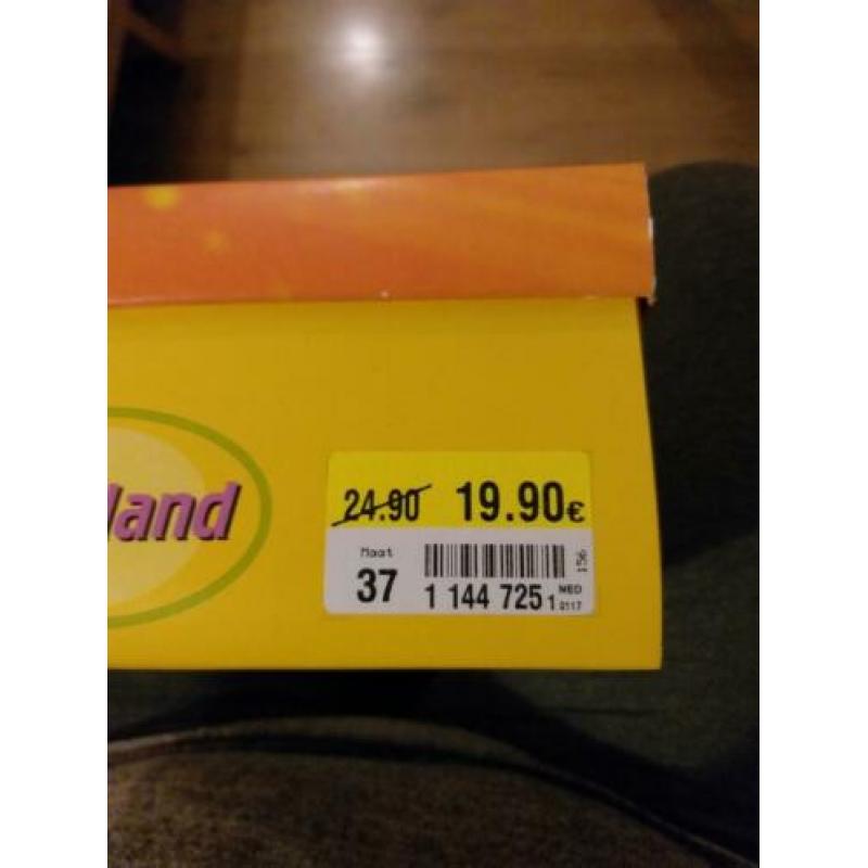 schoenen zwart met bling bling maat 37