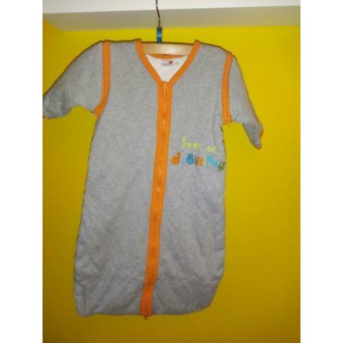 Winterslaapzak Prénatal mt 70 cm grijs oranje
