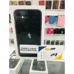 IPhone 11 128GB Zwart Nieuwe Geseald Marge €725