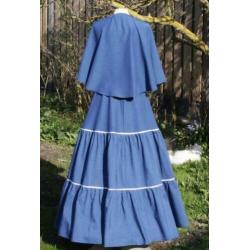 Charles Dickens - rok met bijpassende cape, mt. M, L, XL