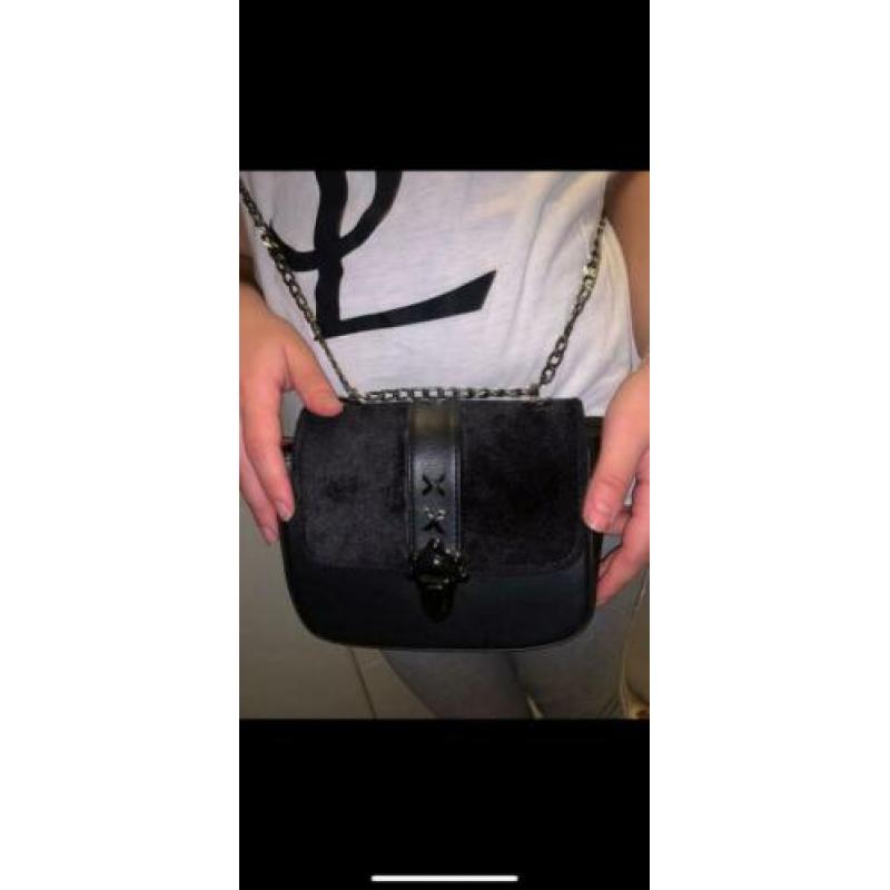 Zwarte crossbodybag