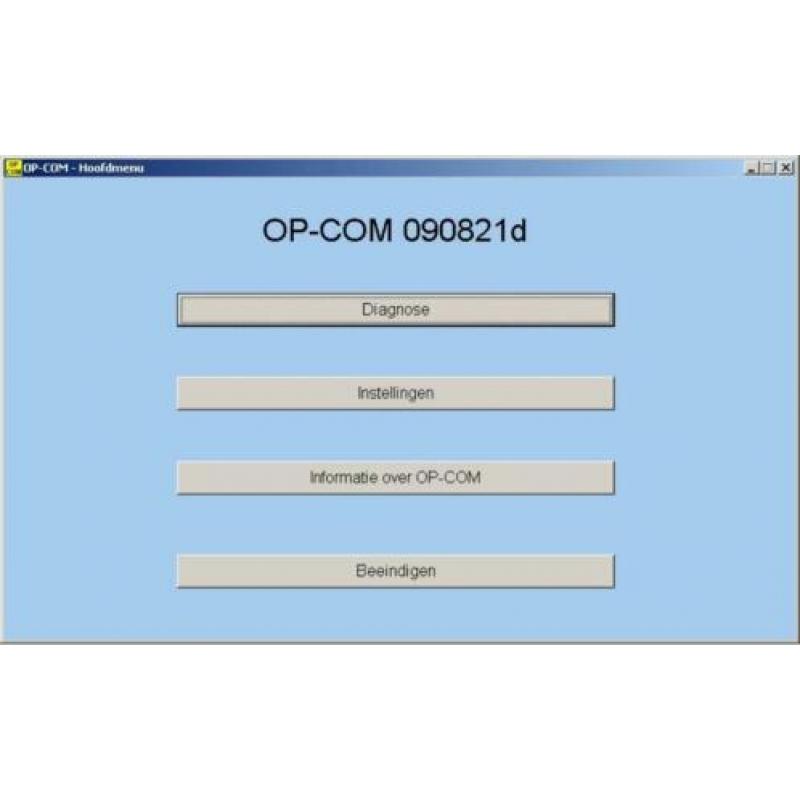 Opel Obd op-com diagnose kabel USB.