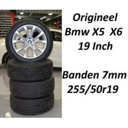 Originele gebruikte velgen set 19" BMW X6 + 255/50r19 banden
