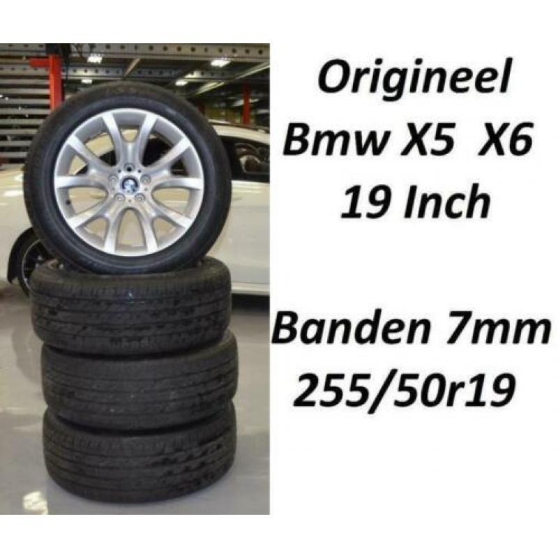 Originele gebruikte velgen set 19" BMW X6 + 255/50r19 banden