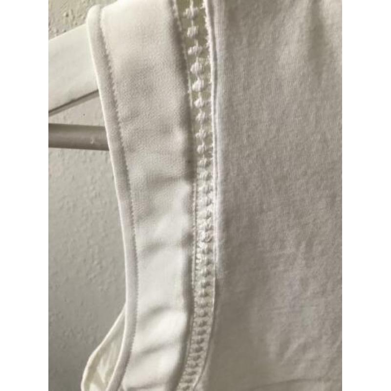 Massimo Dutti - Witte mouwloze top maat s