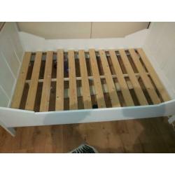 Massief eiken bed