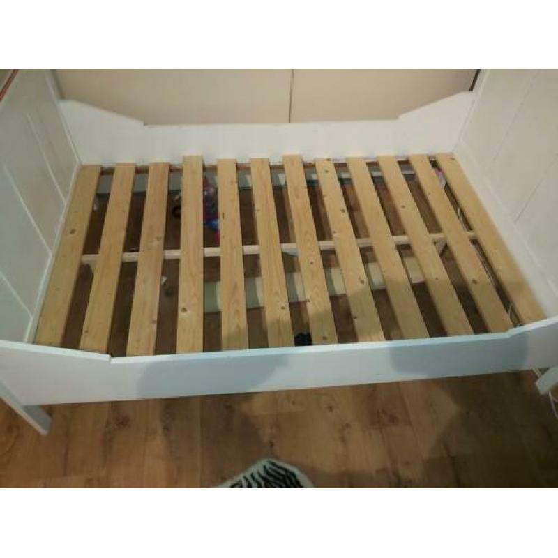 Massief eiken bed