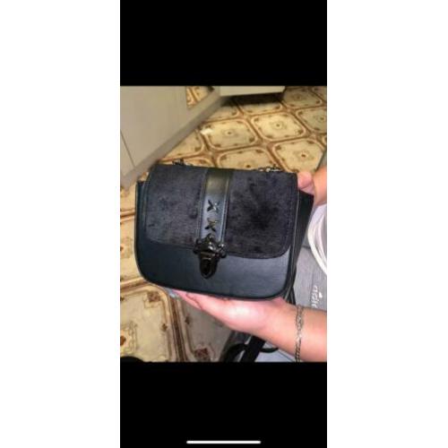 Zwarte crossbodybag