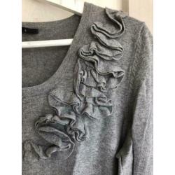Dames vest grijs maat L